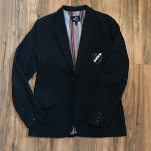 Men’s Authentic Icon Navy Blue W/white Pinstripe